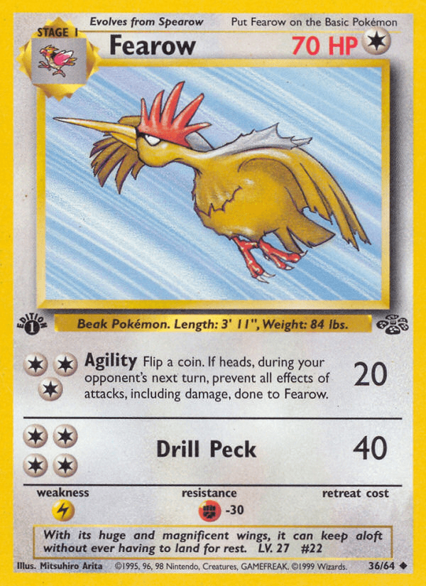 Fearow (36/64) [Jungle 1st Edition] (Online Only)