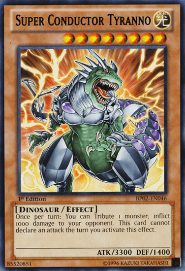 Super Conductor Tyranno [BP02-EN046] Rare (ONLINE ORDER ONLY)
