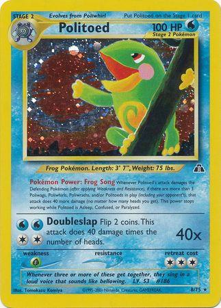 Politoed (8/75) [Neo Discovery Unlimited] (Online Only)