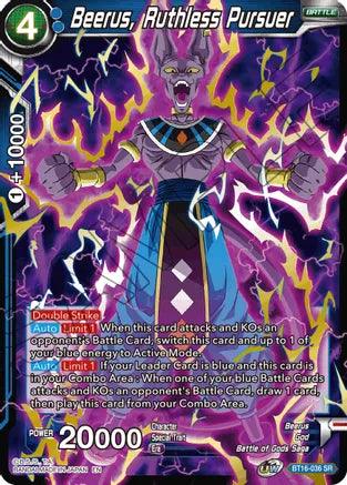 Beerus, Ruthless Pursuer (BT16-036) [Realm of the Gods] (ONLINE ORDER ONLY)
