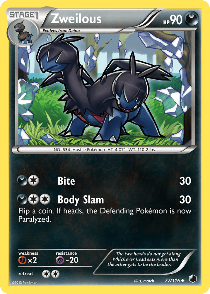 Zweilous (77/116) [Black & White: Plasma Freeze] (Online Only)