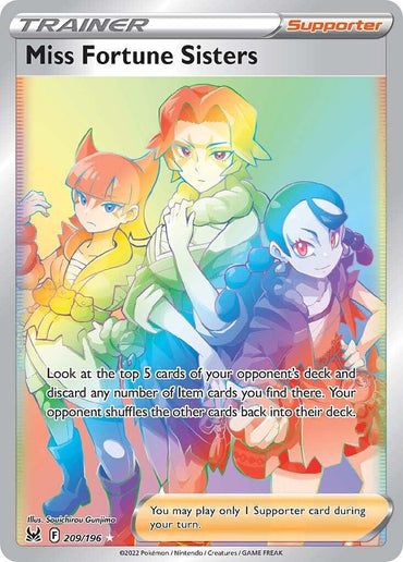 Miss Fortune Sisters (209/196) [Sword & Shield: Lost Origin] (Online Only)