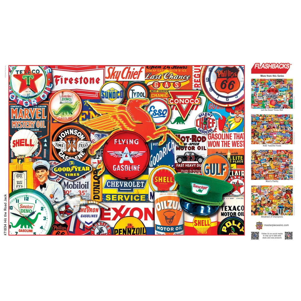 Flashbacks - Hit the Road Jack 1000 Piece Jigsaw Puzzle (ONLINE ORDER ONLY)