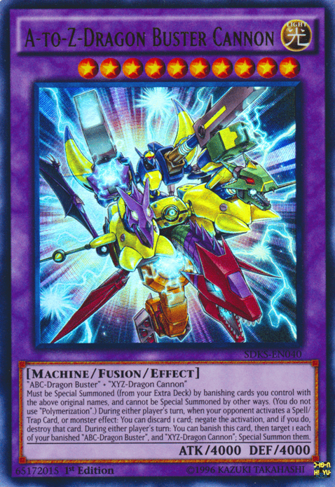 A-to-Z-Dragon Buster Cannon [SDKS-EN040] Ultra Rare (ONLINE ORDER ONLY)