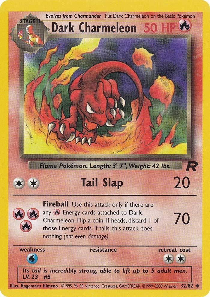 Dark Charmeleon (32/82) [Team Rocket Unlimited] (Online Only)