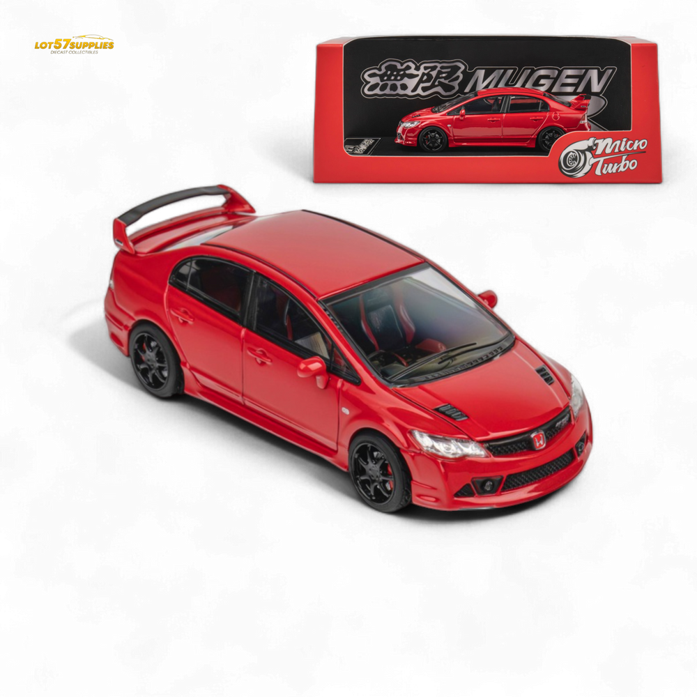 Microturbo FD2 MUGEN RR Custom - Red 1/64 (ONLINE ORDER ONLY)