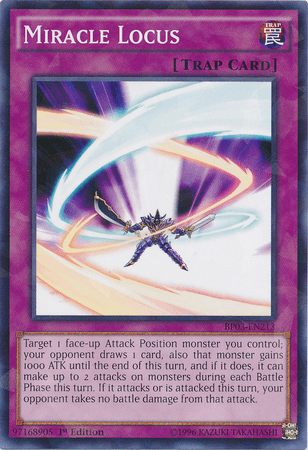 Miracle Locus [BP03-EN213] Shatterfoil Rare (ONLINE ORDER ONLY)