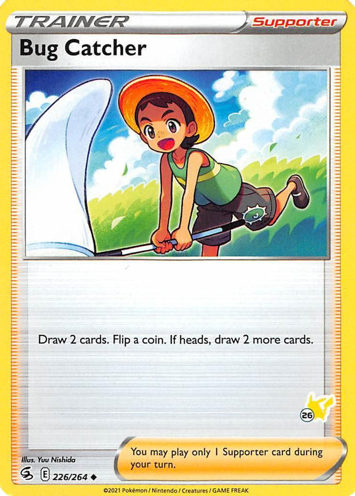 Bug Catcher (226/264) (Pikachu Stamp #26) [Battle Academy 2022] (Online Only)