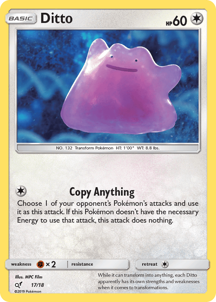 Ditto (17/18) [Sun & Moon: Detective Pikachu] (Online Only)