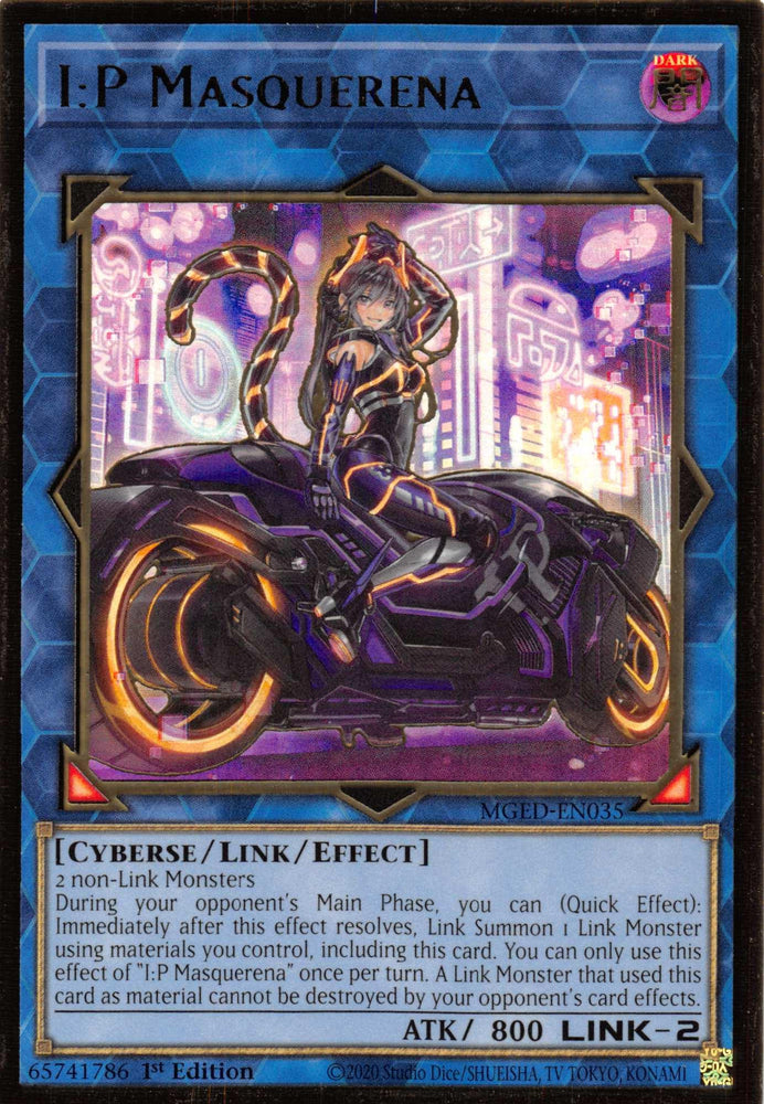 I:P Masquerena (Alternate Art) [MGED-EN035] Gold Rare (ONLINE ORDER ONLY)