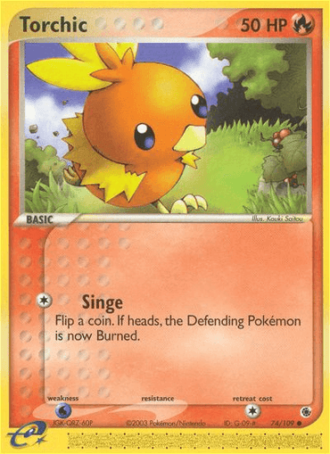 Torchic (74/109) [EX: Ruby & Sapphire] (Online Only)