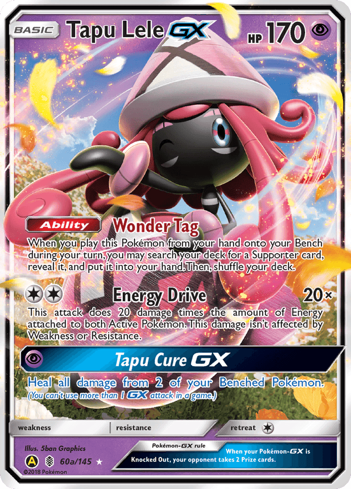 Tapu Lele GX (60a/145) [Alternate Art Promos] (Online Only)