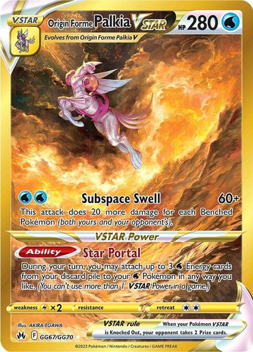 Origin Forme Palkia VSTAR (GG67/GG70) (Secret) [Sword & Shield: Crown Zenith] (Online Only)