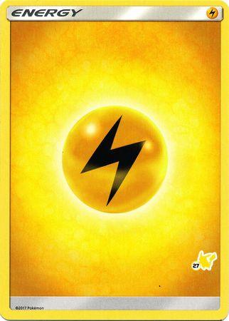 Lightning Energy (Pikachu Stamp #27) [Battle Academy 2020] (Online Only)