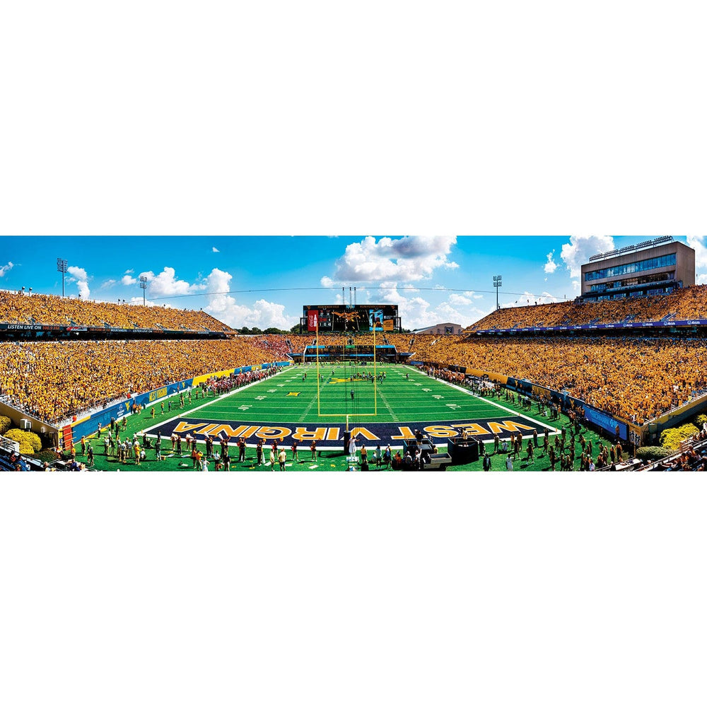 West Virginia Mountaineers - 1000 Piece Panoramic Jigsaw Puzzle - End View (ONLINE ORDER ONLY)