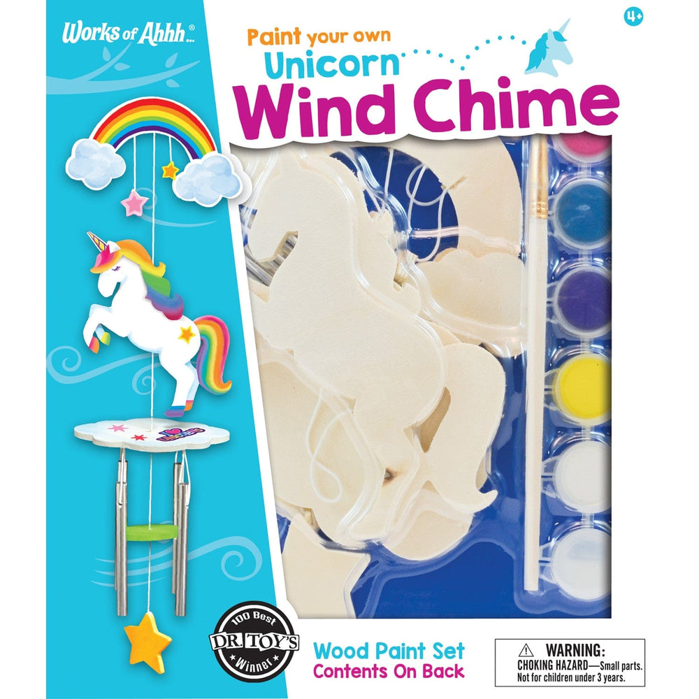 Unicorn Wind Chime Wood Craft & Paint Kit (ONLINE ORDER ONLY)