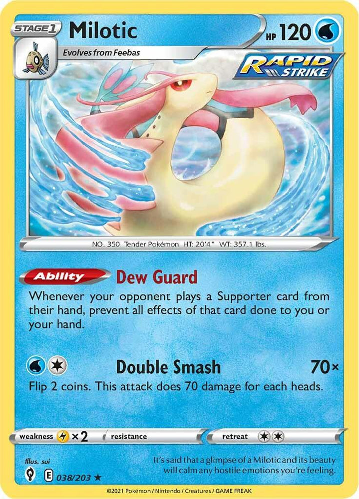 Milotic (038/203) [Sword & Shield: Evolving Skies] (Online Only)