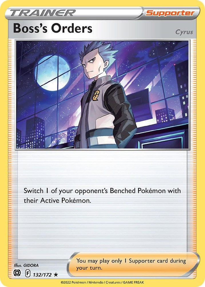 Boss's Orders (132/172) (Cosmos Foil) [Sword & Shield: Brilliant Stars] (Online Only)