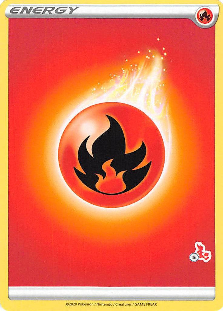 Fire Energy (Cinderace Stamp #5) [Battle Academy 2022] (Online Only)