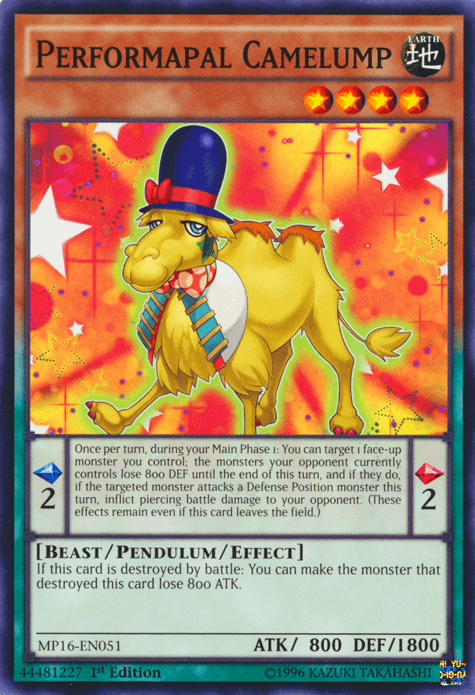 Performapal Camelump [MP16-EN051] Common (ONLINE ORDER ONLY)