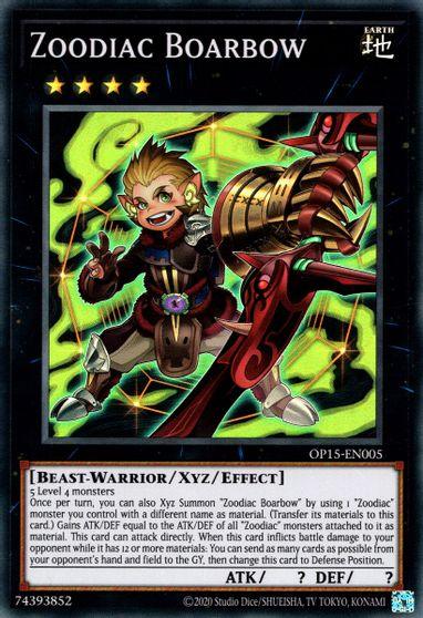Zoodiac Boarbow [OP15-EN005] Super Rare (ONLINE ORDER ONLY)
