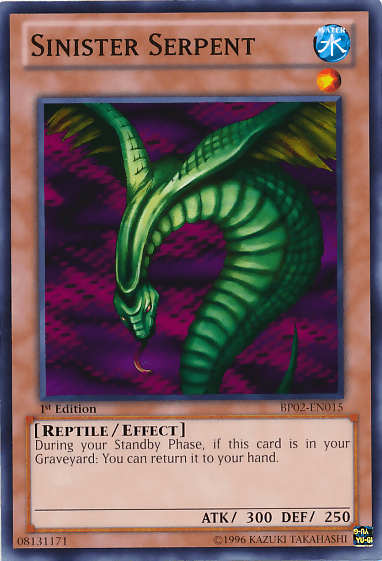 Sinister Serpent [BP02-EN015] Common (ONLINE ORDER ONLY)
