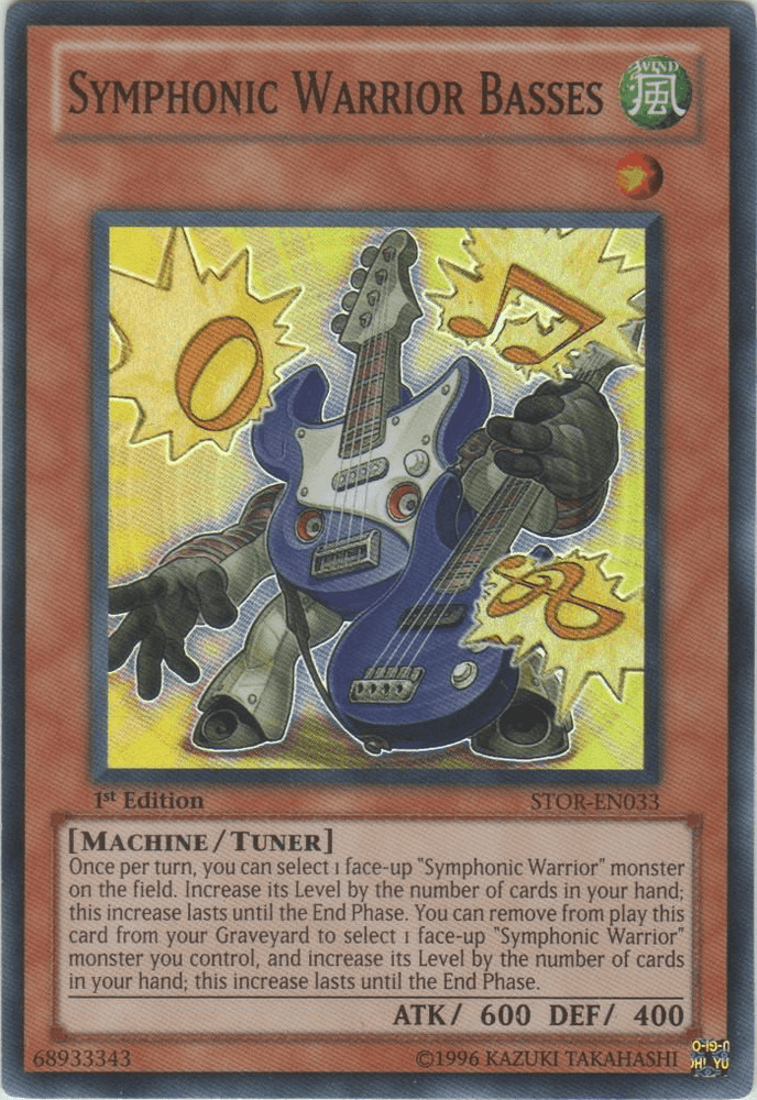 Symphonic Warrior Basses [STOR-EN033] Super Rare (ONLINE ORDER ONLY)