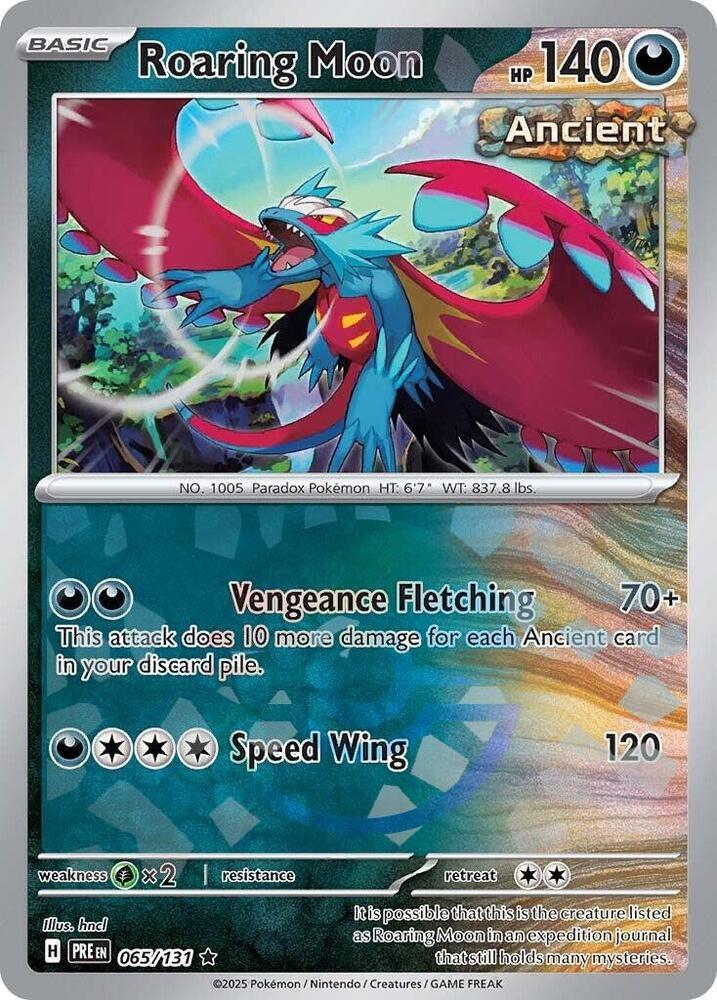 Roaring Moon (065/131) (Poke Ball Pattern) [Scarlet & Violet: Prismatic Evolutions] (Online Only)