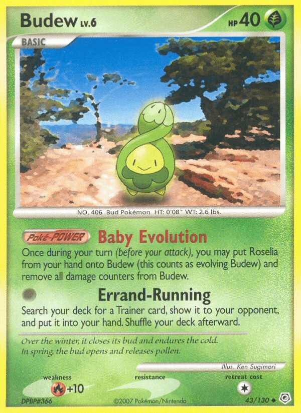 Budew (43/130) [Diamond & Pearl: Base Set] (Online Only)