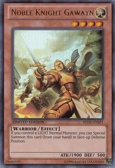 Noble Knight Gawayn [REDU-ENSP1] Ultra Rare (ONLINE ORDER ONLY)