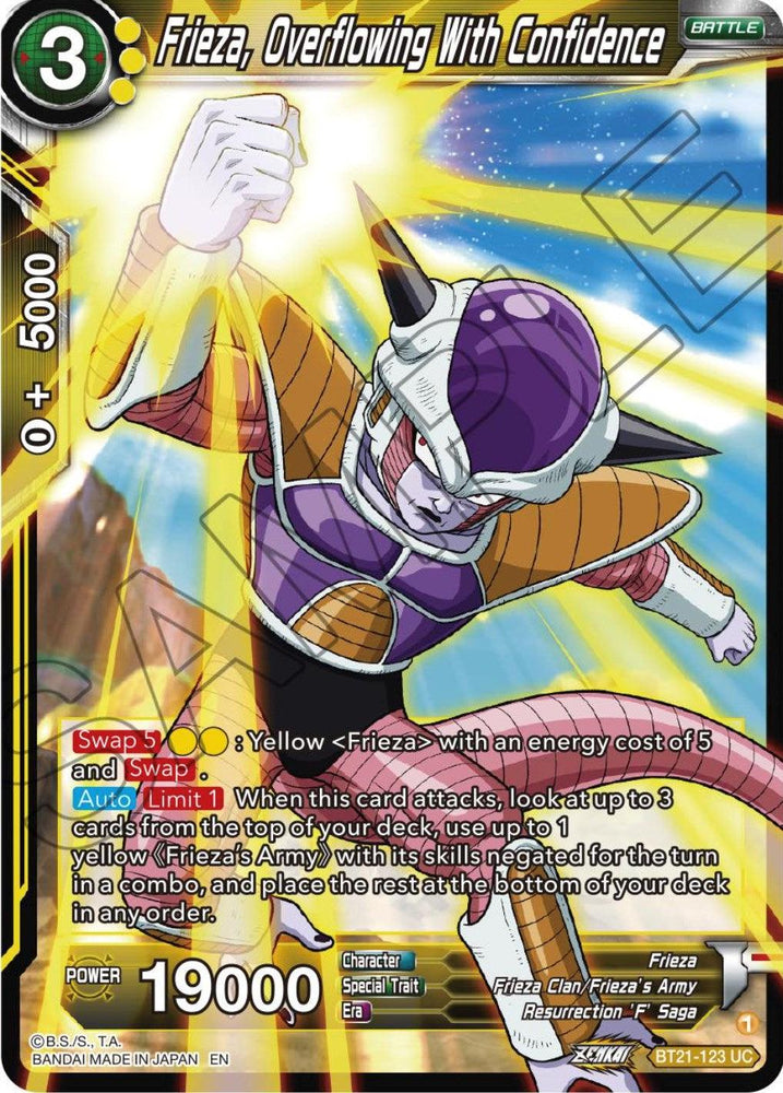 Frieza, Overflowing With Confidence (BT21-123) [Wild Resurgence] (ONLINE ORDER ONLY)
