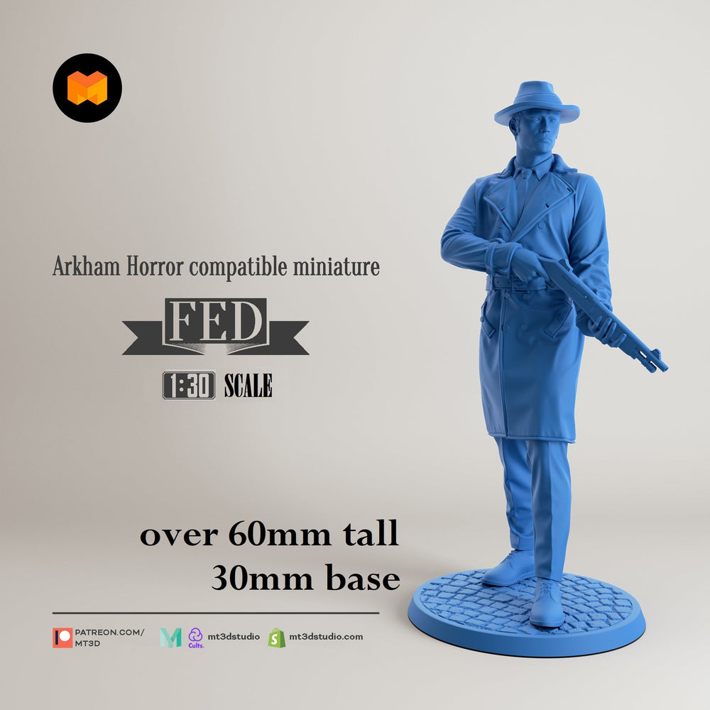 Arkham Compatible Investigator: The Fed (Roland Banks) (Online Order Only)