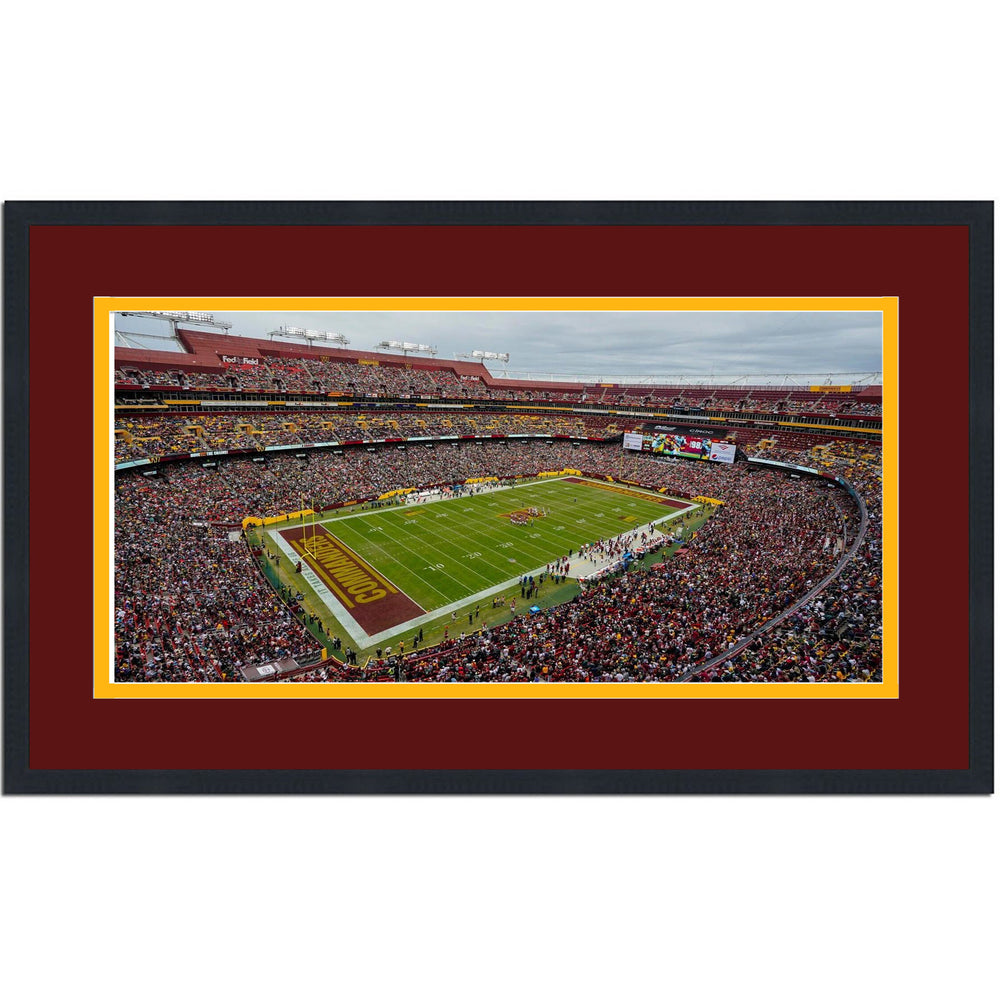 Framed FedEx Field Washington Commanders 16x24 Football Photo Professionally Matted (ONLINE ORDER ONLY)