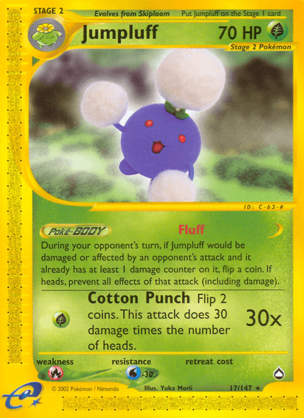 Jumpluff (17/147) [Aquapolis] (Online Only)