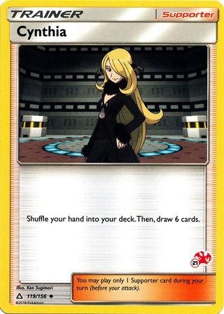 Cynthia (119/156) (Charizard Stamp #21) [Battle Academy 2020] (Online Only)