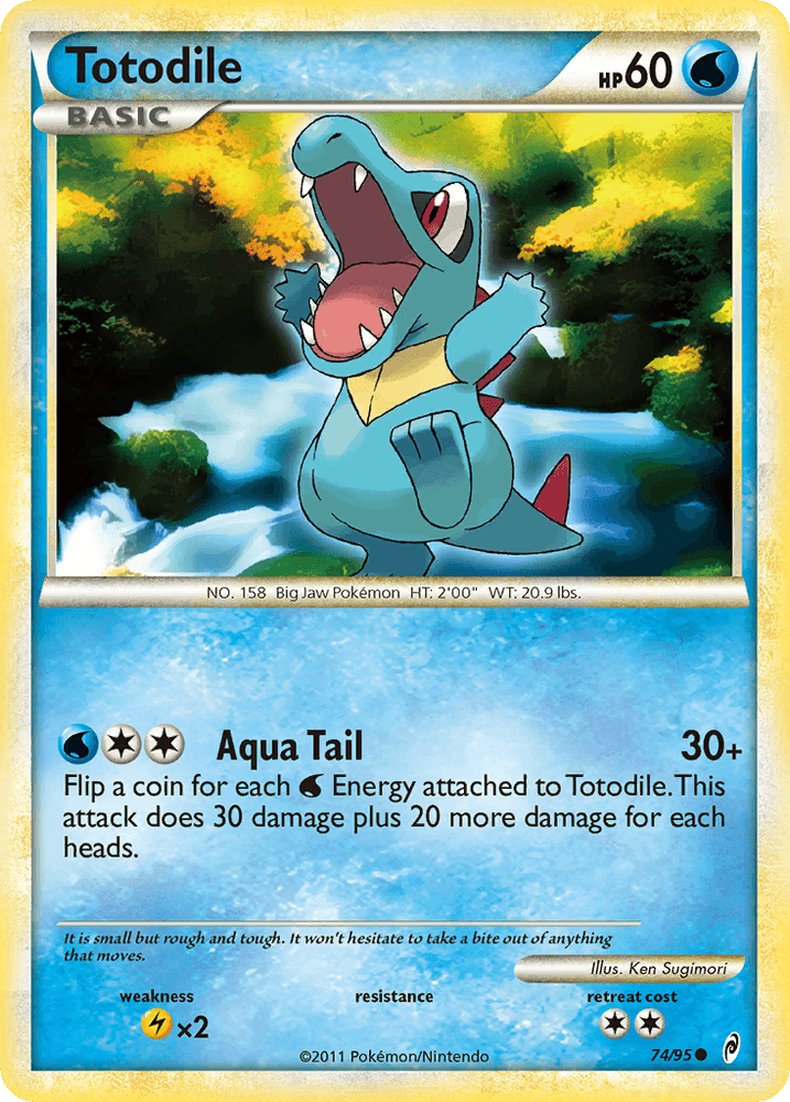 Totodile (74/95) [HeartGold & SoulSilver: Call of Legends] (Online Only)