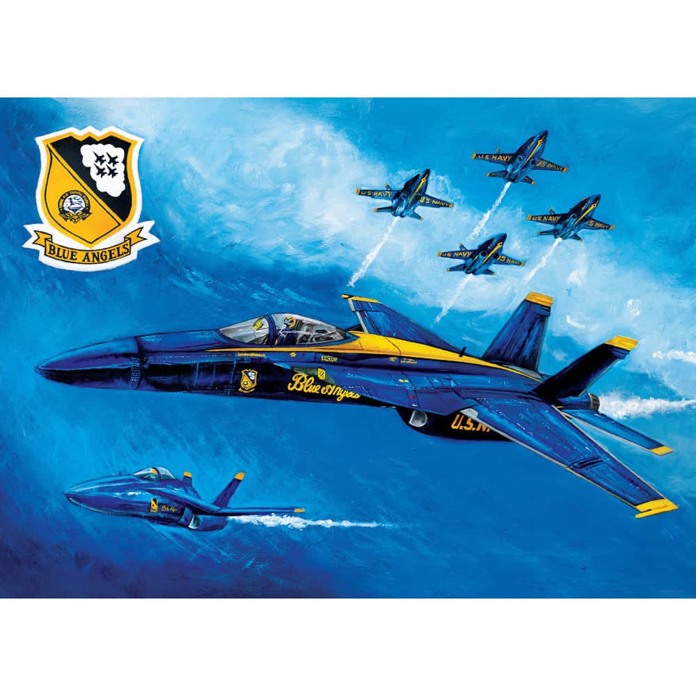 America's Navy - Blue Angels in Unison 1000 Piece Jigsaw Puzzle