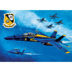 America's Navy - Blue Angels in Unison 1000 Piece Jigsaw Puzzle