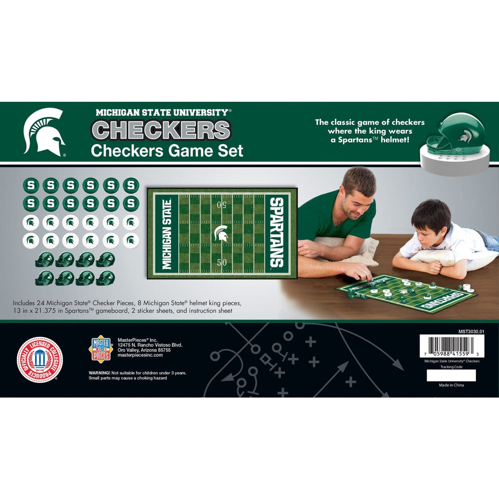 Michigan State Spartans Checkers Board Game (ONLINE ORDER ONLY)