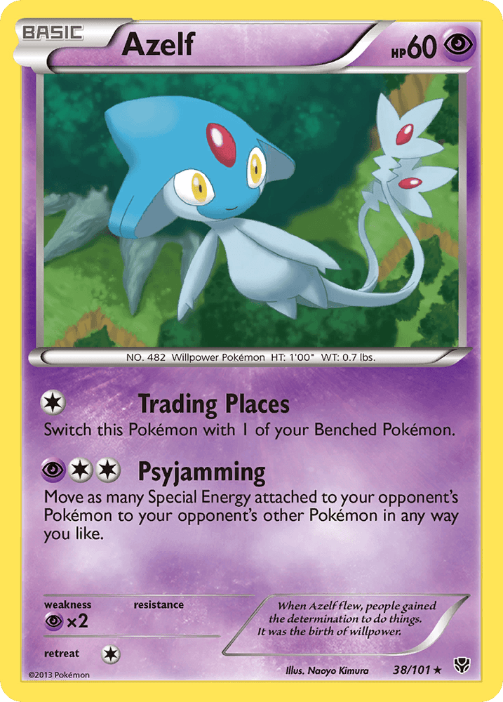Azelf (38/101) [Black & White: Plasma Blast] (Online Only)