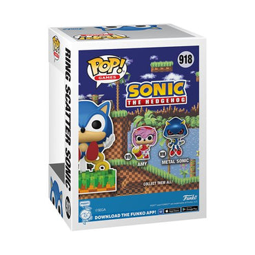 Sonic the Hedgehog Ring Scatter Sonic Funko Pop! Vinyl Figure #918 - Previews Exclusive (ONLINE ORDER ONLY)