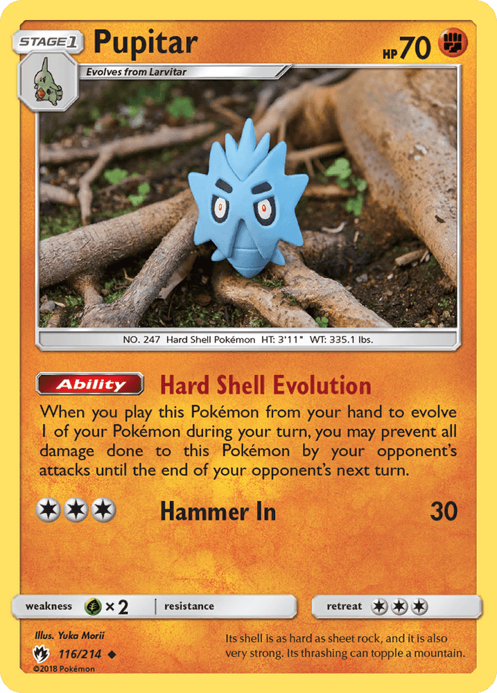 Pupitar (116/214) [Sun & Moon: Lost Thunder] (Online Only)