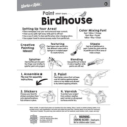 Birdhouse Wood Craft & Paint Kit (ONLINE ORDER ONLY)