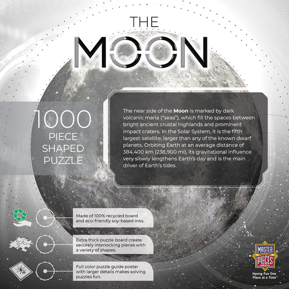 The Moon - 1000 Piece Round Jigsaw Puzzle (ONLINE ORDER ONLY)