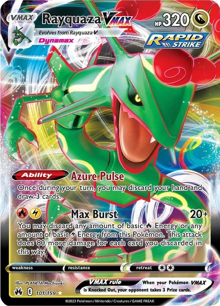 Rayquaza VMAX (101/159) (101) [Sword & Shield: Crown Zenith] (Online Only)