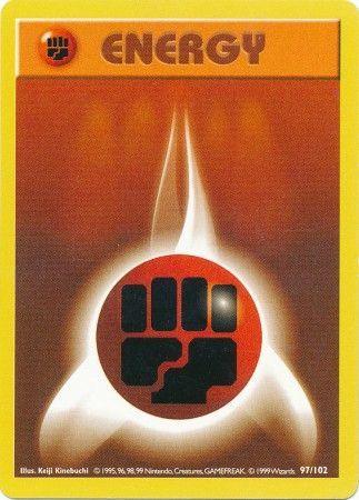 Fighting Energy (97/102) [Base Set Shadowless Unlimited] (Online Only)