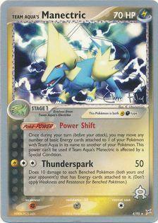 Team Aqua's Manectric (4/95) (Blaziken Tech - Chris Fulop) [World Championships 2004] (Online Only)