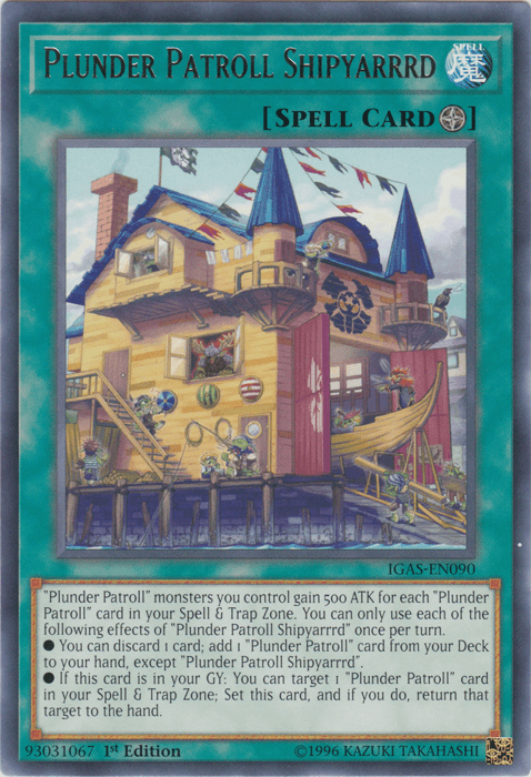 Plunder Patroll Shipyarrrd [IGAS-EN090] Rare (ONLINE ORDER ONLY)
