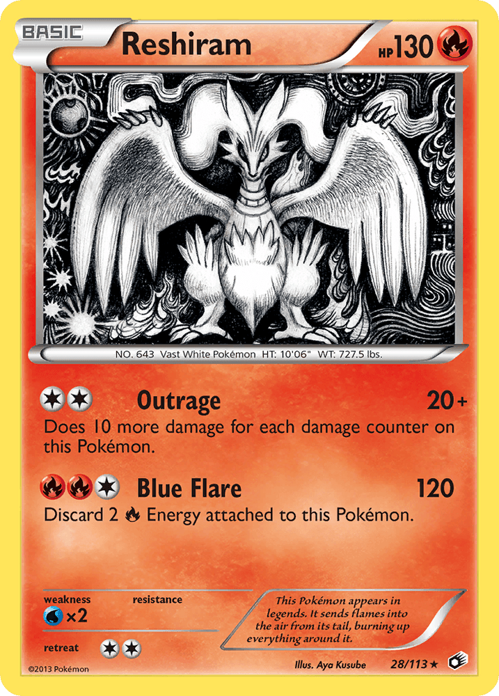 Reshiram (28/113) [Black & White: Legendary Treasures] (Online Only)