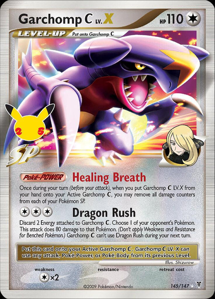 Garchomp C LV.X (145/147) [Celebrations: 25th Anniversary - Classic Collection] (Online Only)